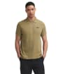 Men's Barbour International Albury Short Sleeve Polo Shirt - Bleached Olive