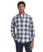 Men’s Barbour Wetherham Tailored Shirt - Blue Granite