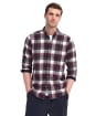 Men’s Barbour Crossfell Tailored Shirt - Merlot