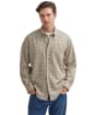 Men’s Barbour Henderson Thermo Weave Shirt - Ecru