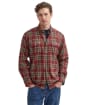 Men’s Barbour Singsby Thermo Weave Shirt - Merlot