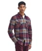 Men's Barbour Rhobell Tailored Shirt - Merlot