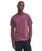 Men's Barbour International Small Logo Tee - Huckleberry