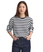 Women's Barbour Bede Oversized Top - Navy Stripe