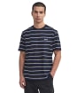 Men's Barbour International Buxton Stripe T-Shirt - Black