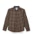 Navy / Brown Check