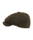 Dark Olive Herringbone Tweed
