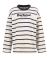 Ecru / Dark Navy Stripe