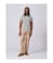 Khaki / Ecru Stripe