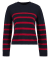 Navy / Poppy Red