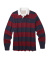 Navy / Oxblood Stripe