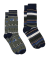 Khaki Fairisle / Stripe