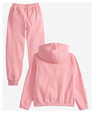 Girl's Barbour Harper Cotton Blend Tracksuit, 6-9yrs - Hibiscus