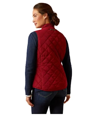 Women's Ariat Woodside PrimaLoft Vest Gilet - Rubaiyat