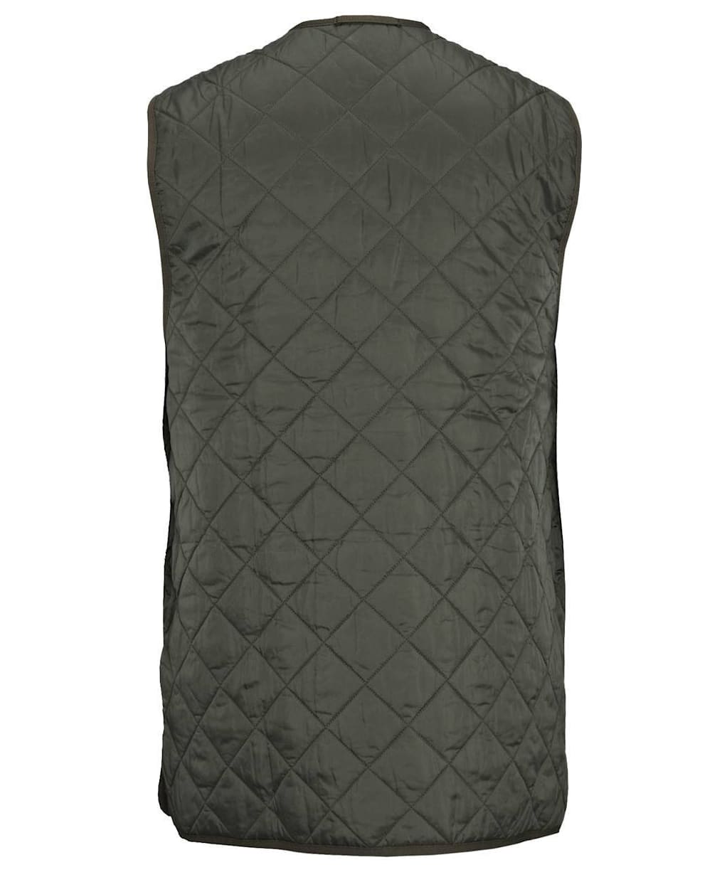 Men's Barbour Quilted Waistcoat / Zip-in Liner - Olive