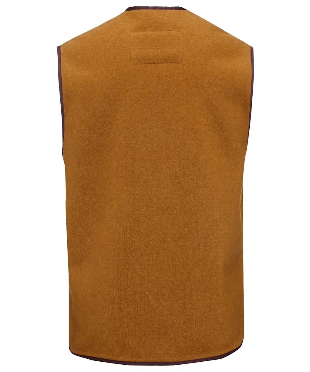 Men's Barbour Warm Pile Waistcoat / Zip-In Liner - Brown