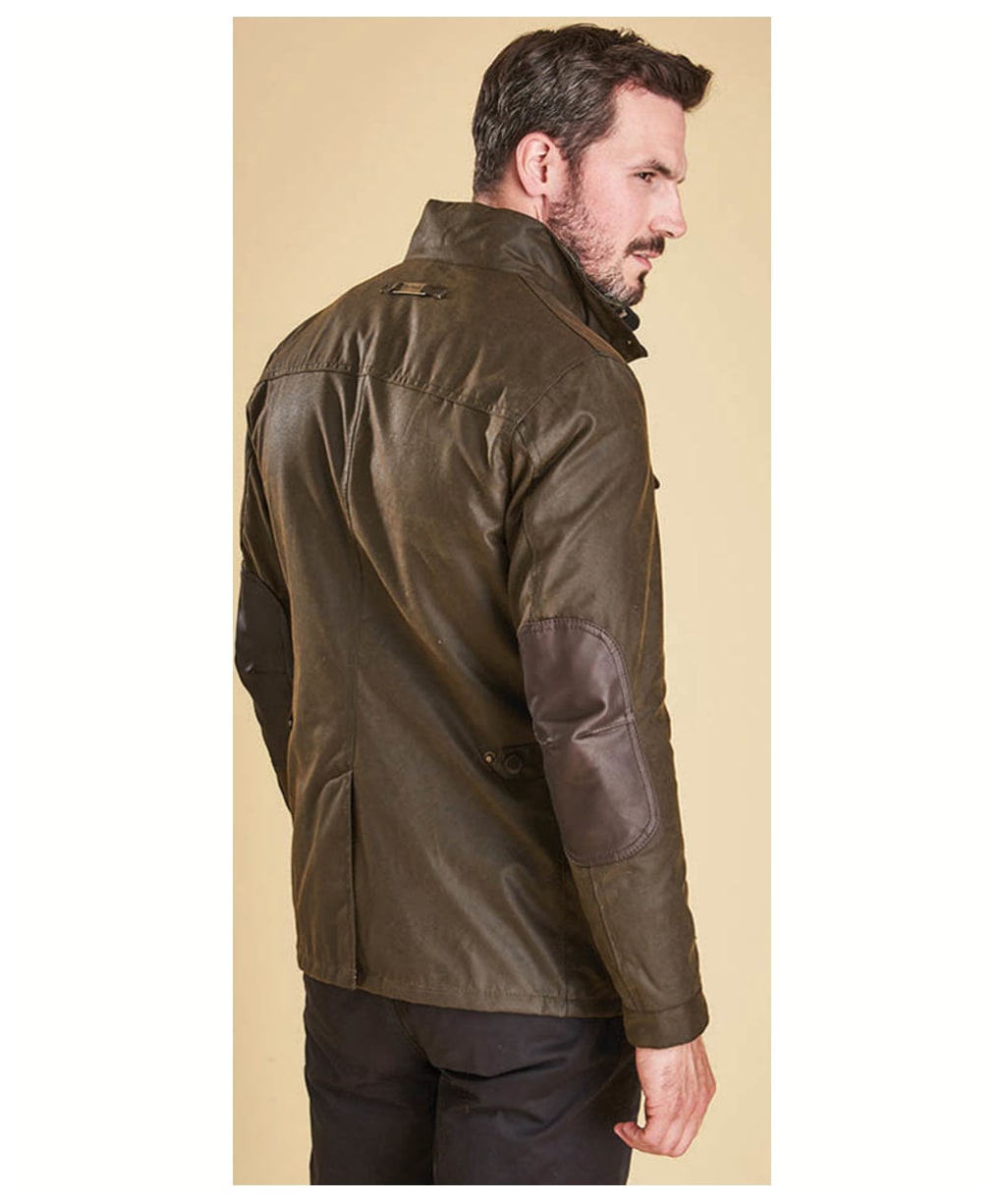Barbour Ogston Waxed Jacket - Olive