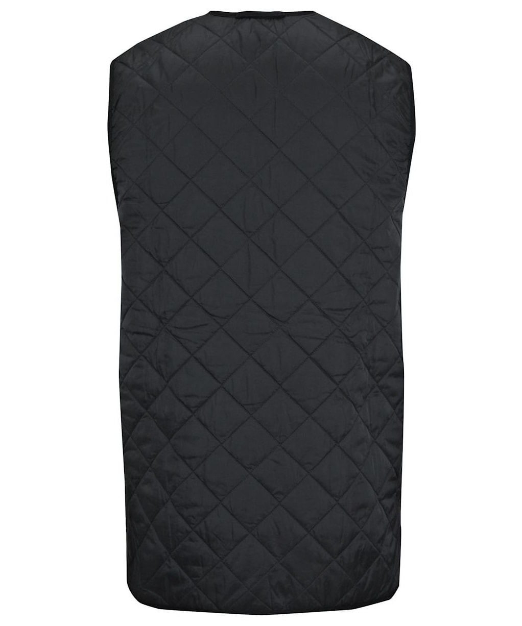 Men's Barbour Quilted Waistcoat / Zip-in Liner - Black