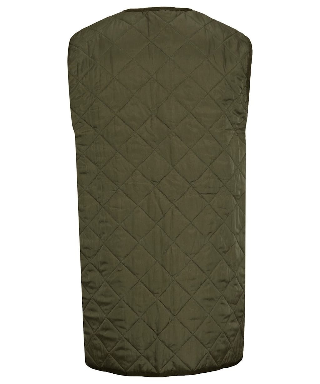 Men's Barbour Classic Quilted Waistcoat / Zip-In Liner - Olive