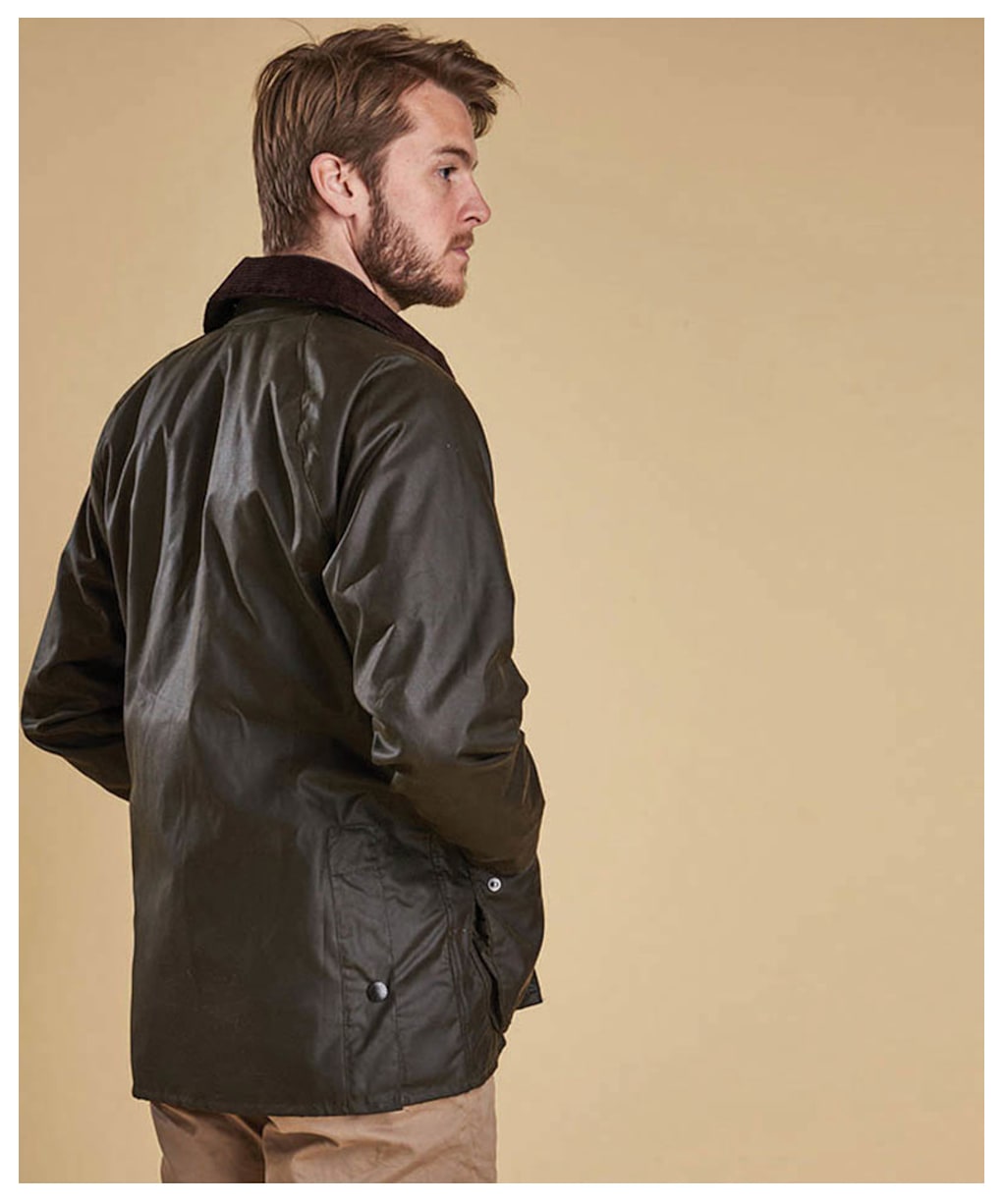 Men's Barbour Classic Bedale Jacket - Olive | Classic Tartan