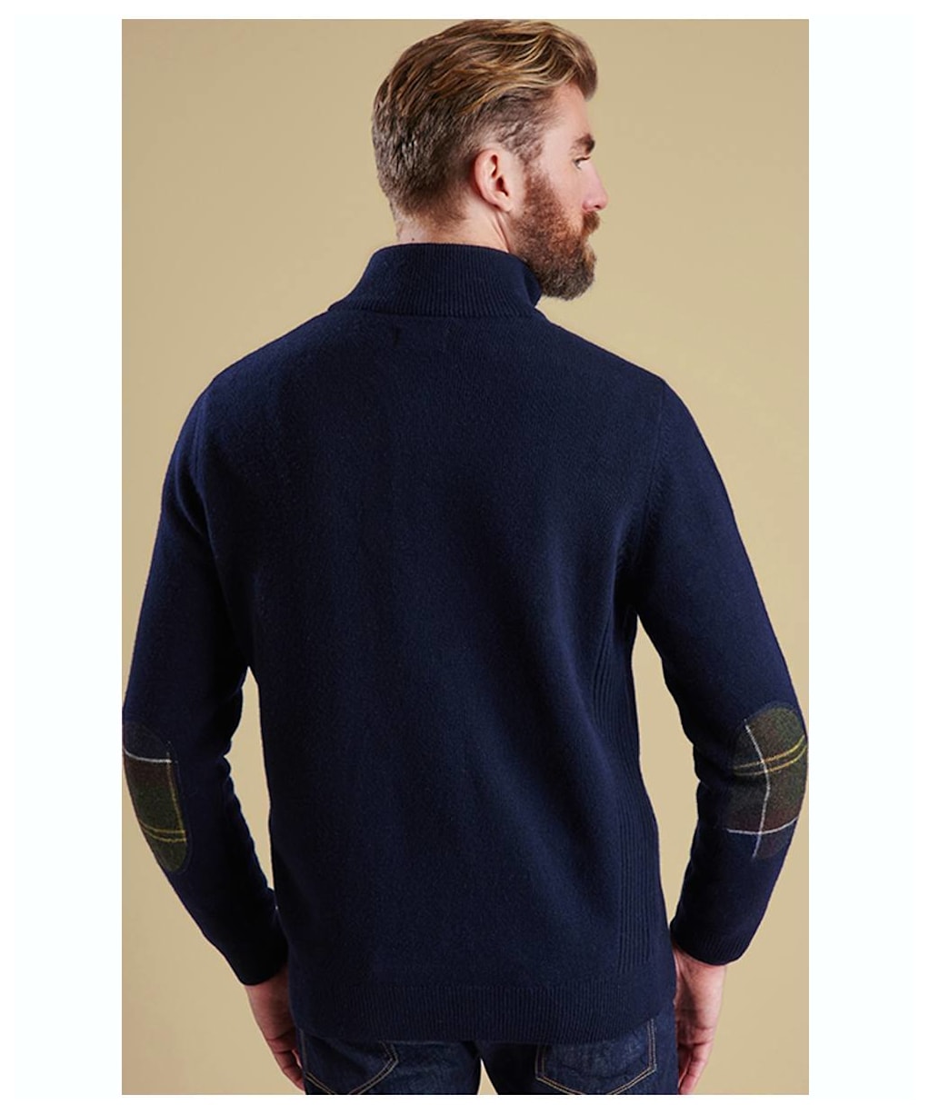 Men’s Barbour Holden Half Zip Sweater - Navy
