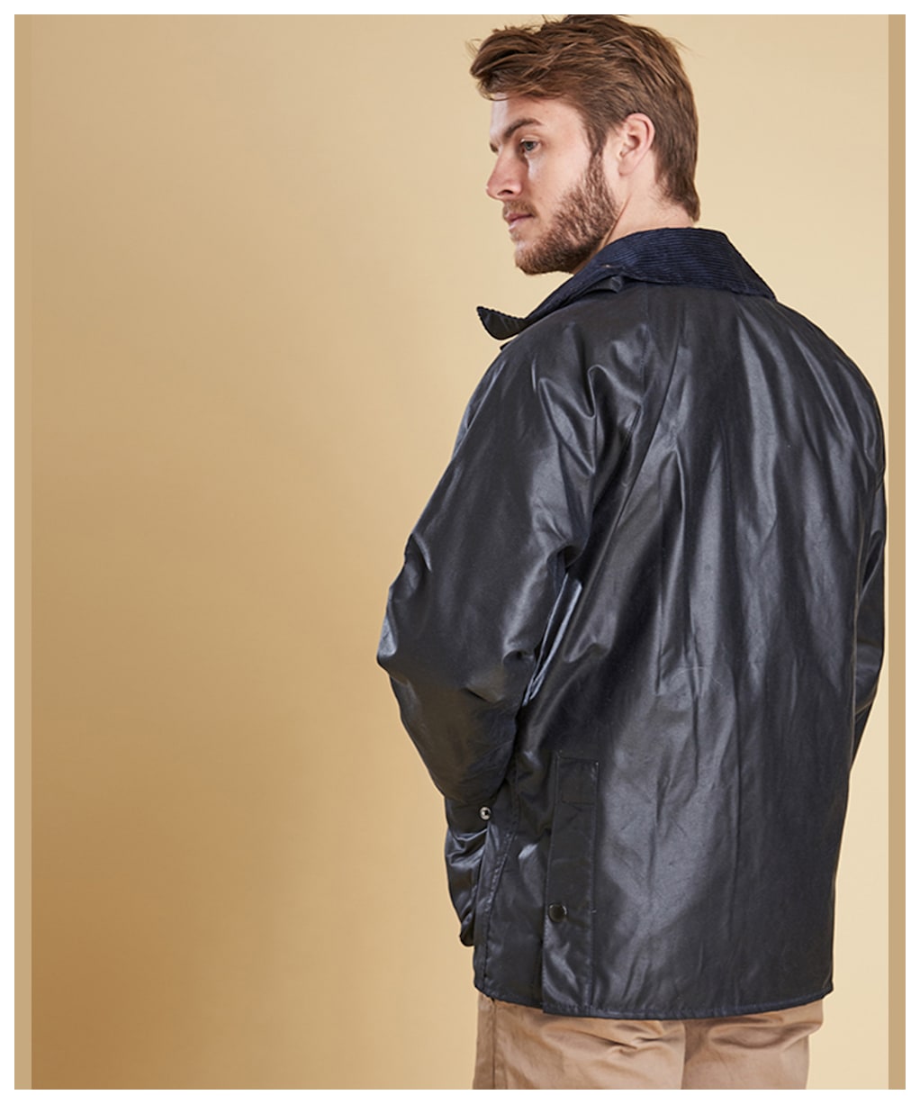 Men's Barbour Bedale Jacket - Navy
