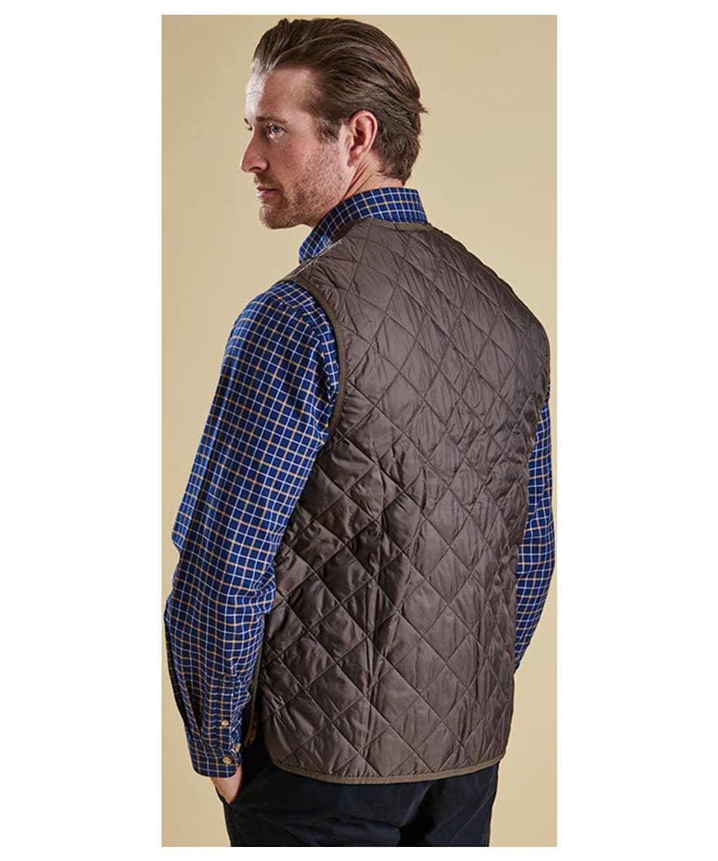 Men's Barbour Quilted Waistcoat / Zip-in Liner - Rustic