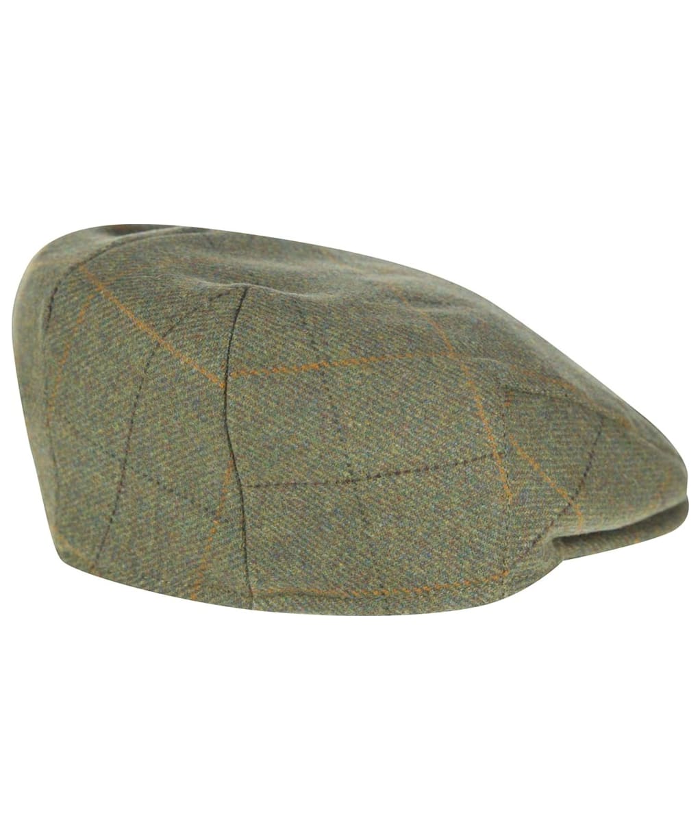Men's Alan Paine Combrook Tweed Flat Cap - Lovat