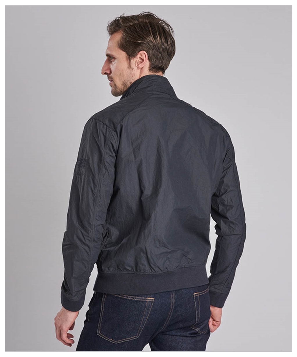 Men’s Barbour Steve McQueen Rectifier Harrington Casual Jacket - Navy