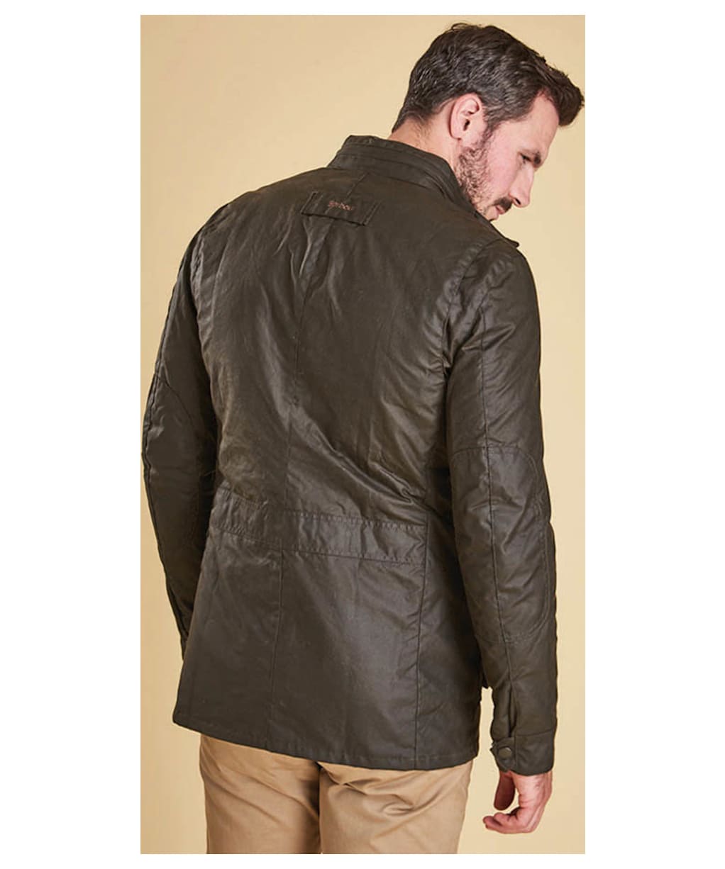 Men's Barbour Corbridge Waxed Jacket - Olive
