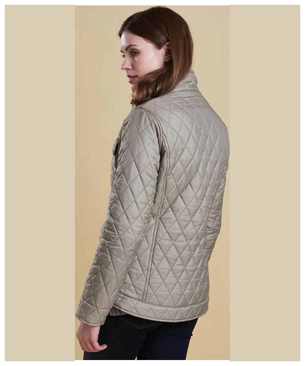 Women’s Barbour Liberty Abbey Quilt Jacket - Taupe