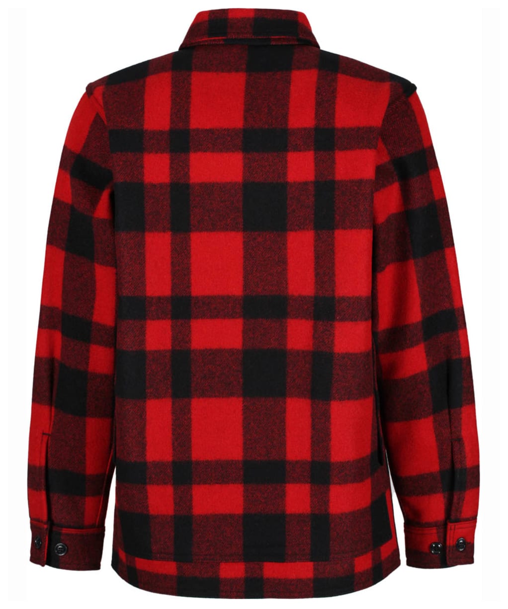 Men’s Filson Mackinaw Wool Cruiser Jacket - Red / Black Plaid