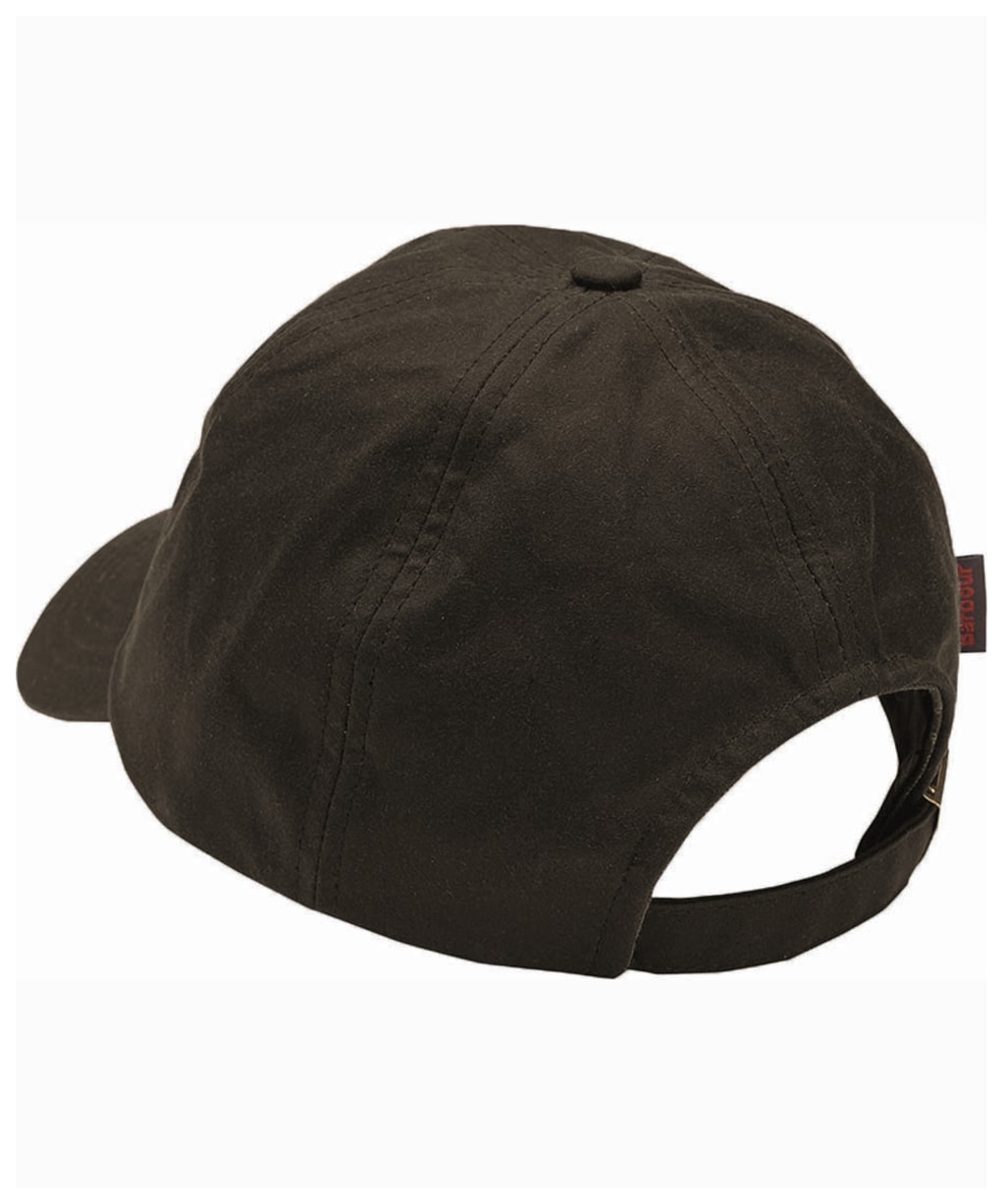 Men's Barbour Waxed Sports Cap - Olive