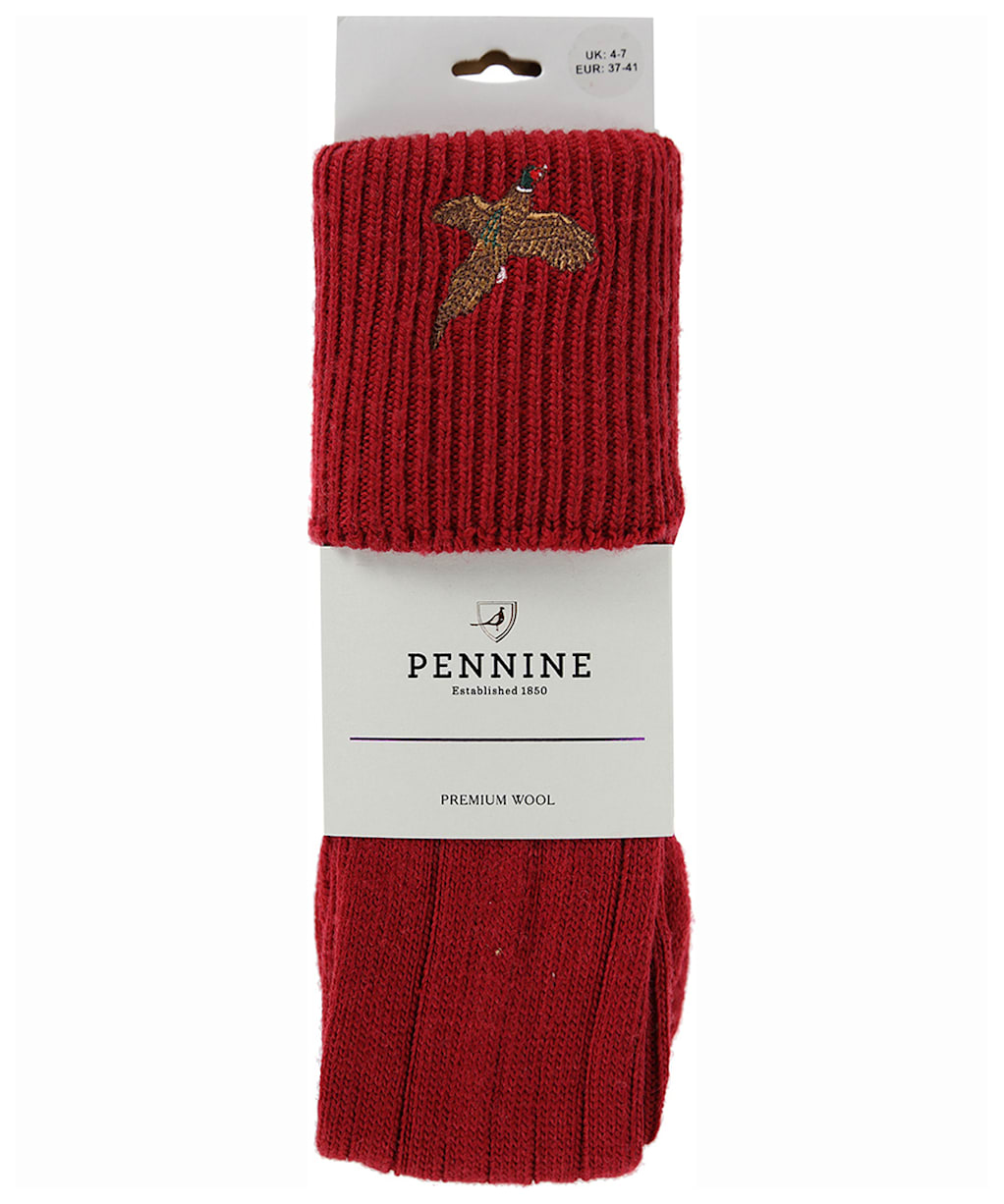 Men’s Pennine Stalker Shooting Socks - Rouge