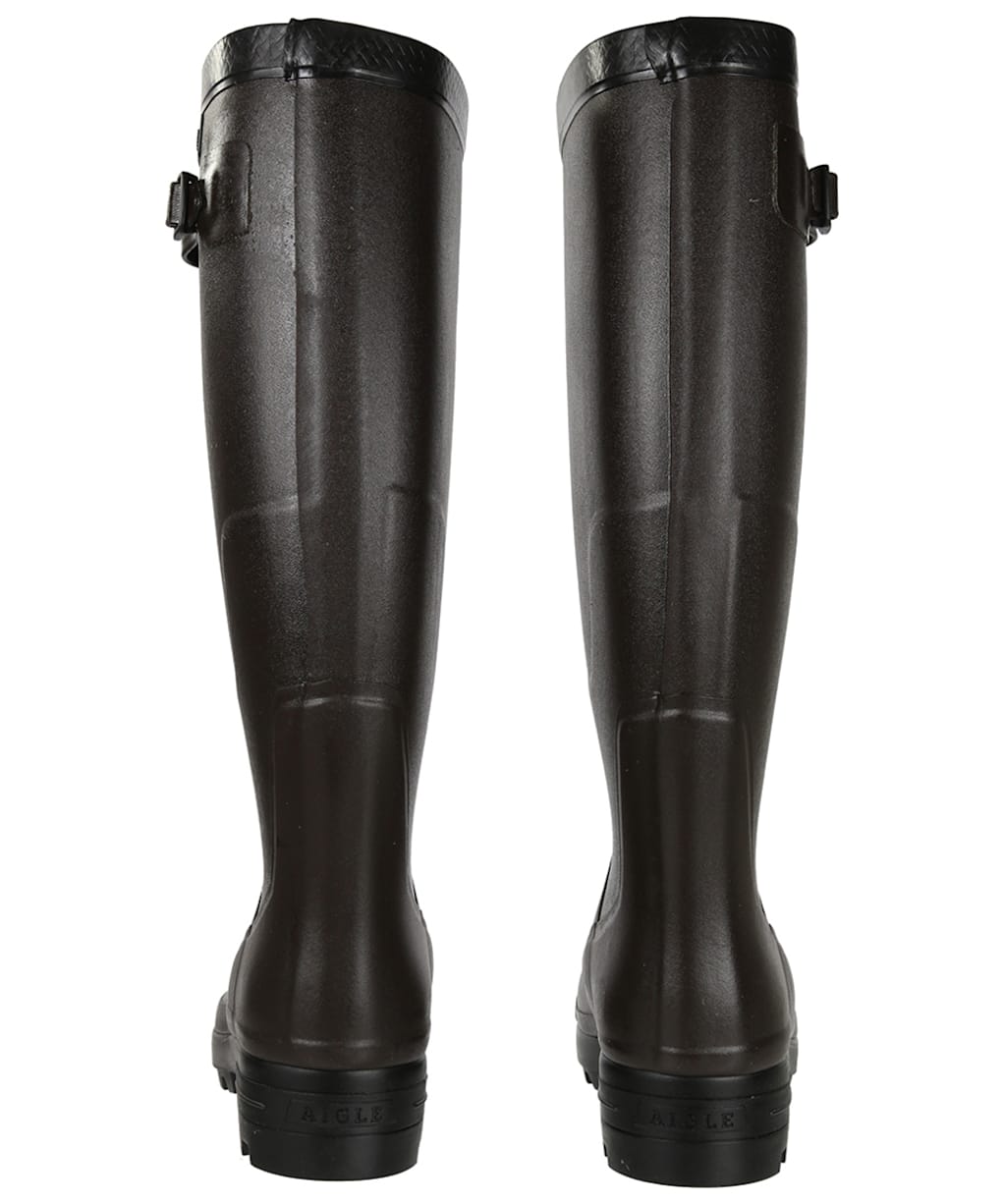 Aigle Benyl Medium Wellington Boots - Brown