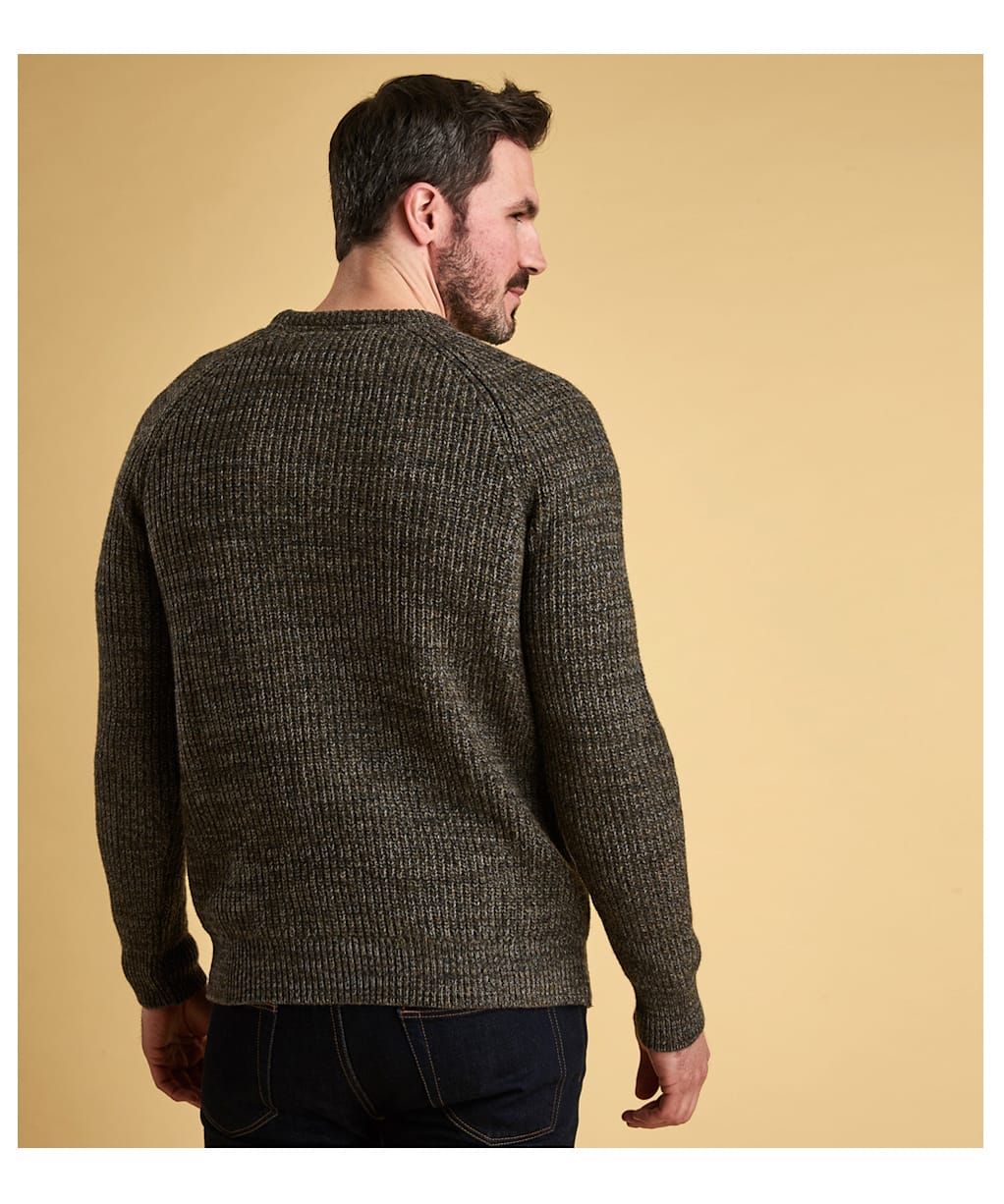 Men’s Barbour Horseford Crew Neck Sweater - Olive