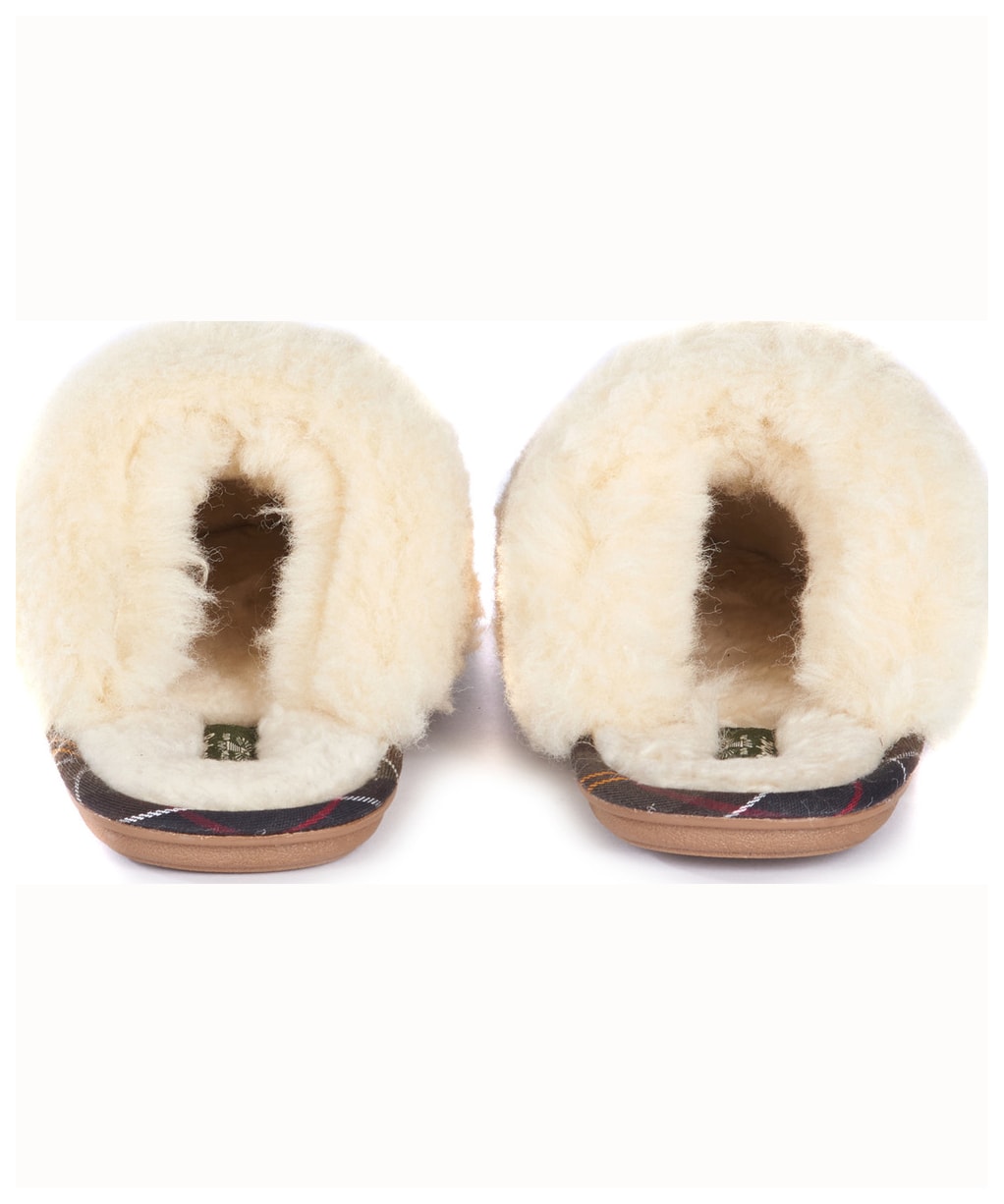 Women's Barbour Lydia Suede Mule Slippers - Camel Suede