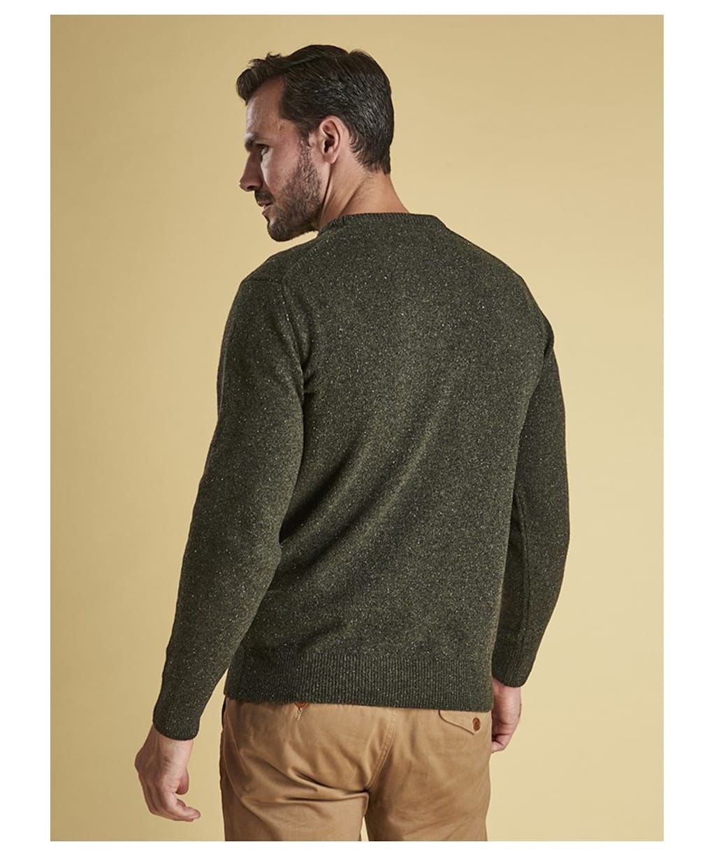 Men’s Barbour Tisbury Crew Neck Sweater - Dark Seaweed