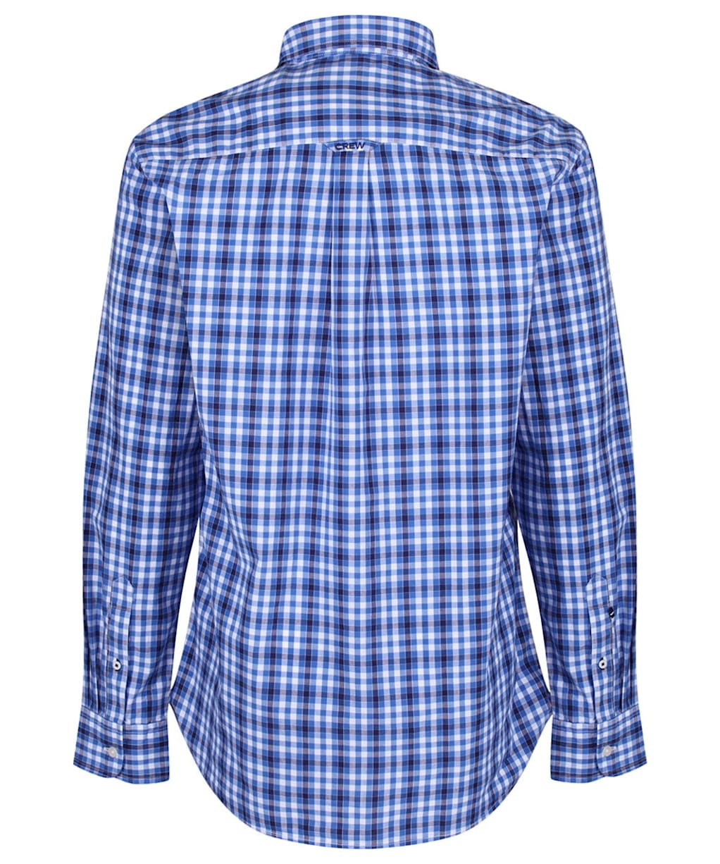 Men’s Crew Clothing Westleigh Classic Check Shirt - Lapis Blue