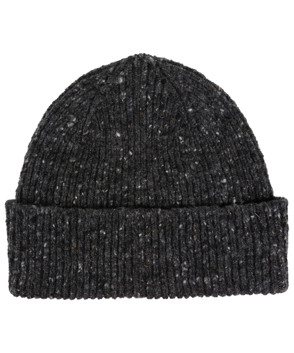 Men’s Barbour Lowerfell Donegal Beanie Hat - Charcoal