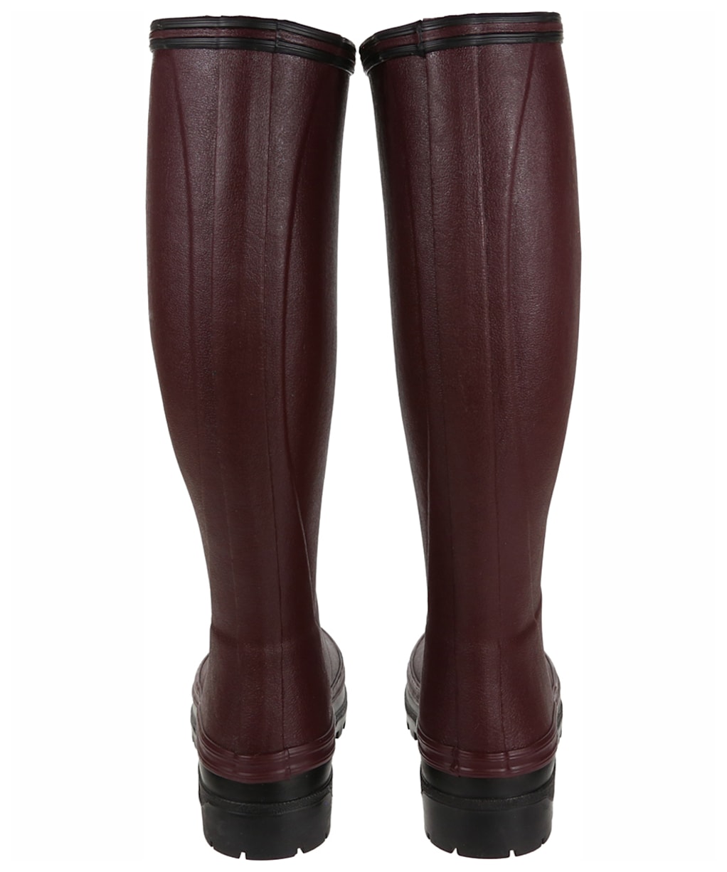 Women's Le Chameau Giverny Wellington Boots - Cherry