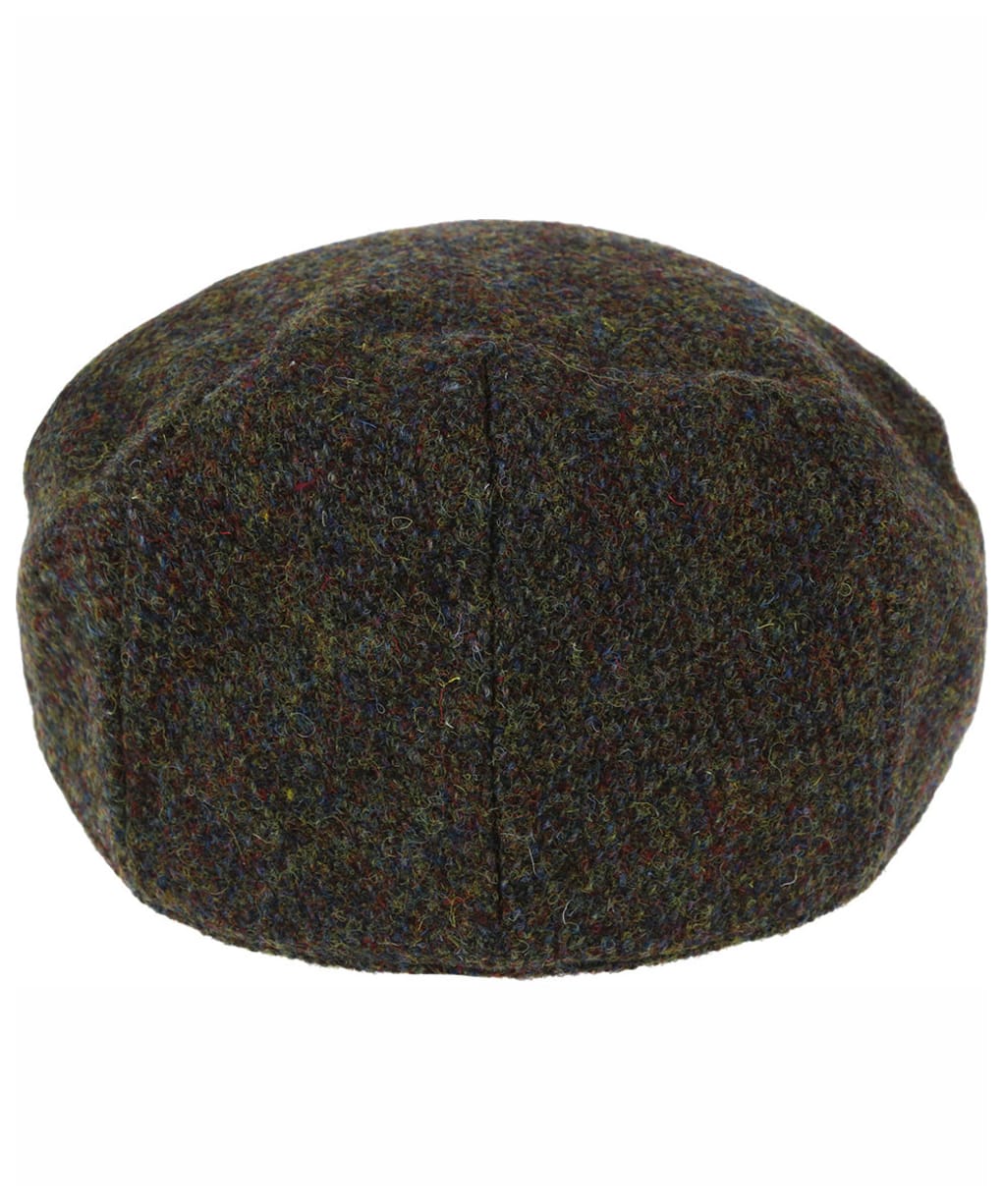 Heather Highland Harris Tweed Flat Cap - Forest