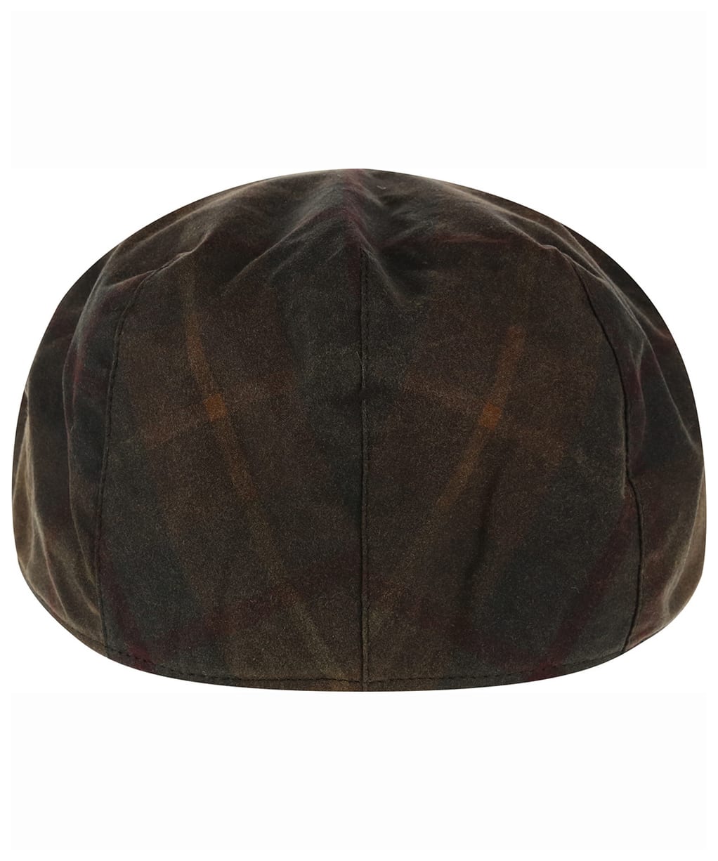 Heather Charles Tartan Wax Flat Cap - Hunter
