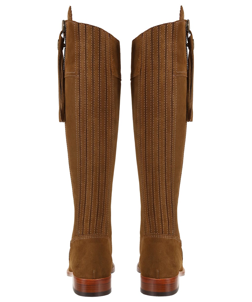 Women's Fairfax & Favor Flat Regina Boots - Tan Suede