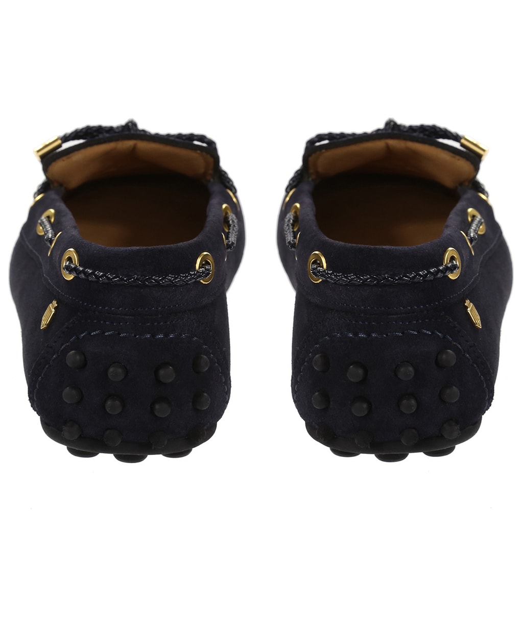 Women's Fairfax & Favor Henley Shoes - Navy Blue Suede