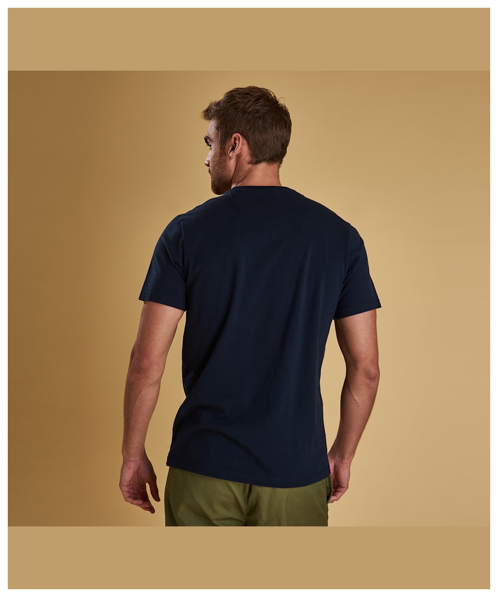 Men’s Barbour Logo Tee - New Navy
