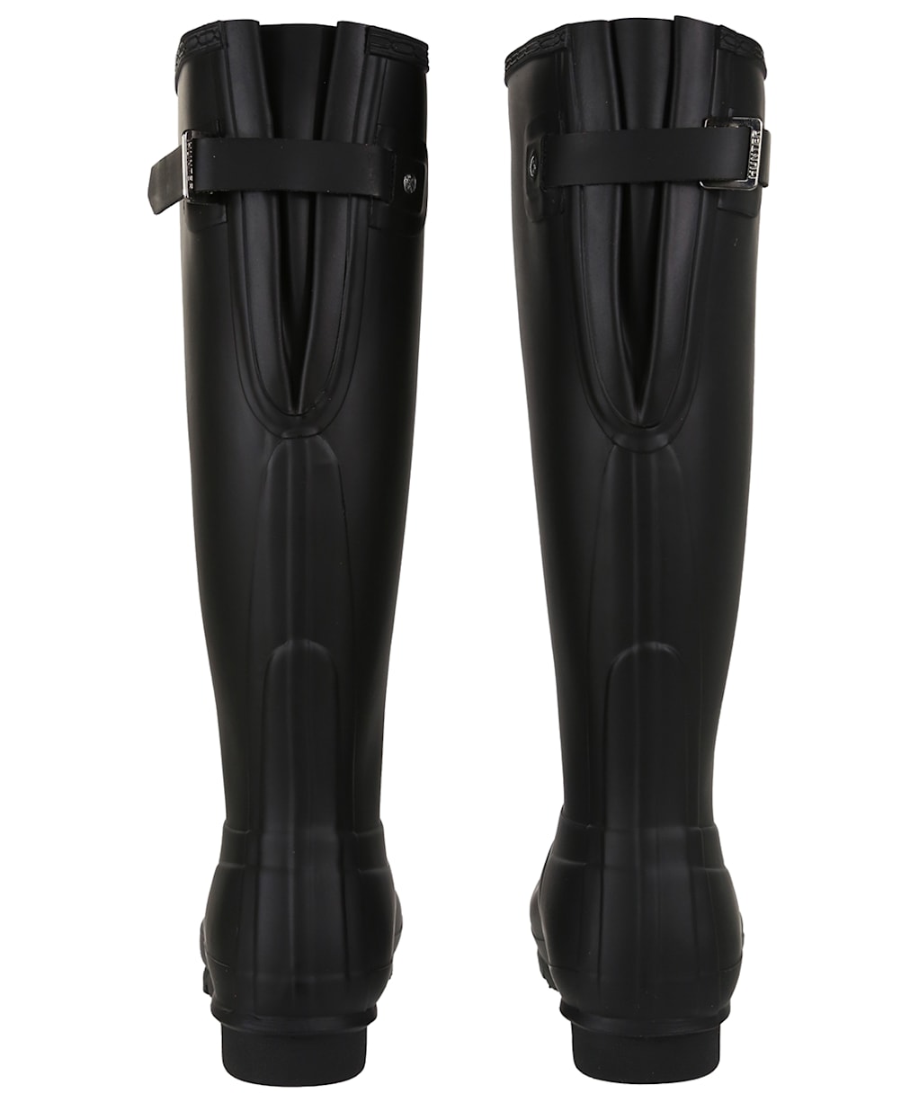 Women's Hunter Original Back Adjustable Wellington Boots - Black