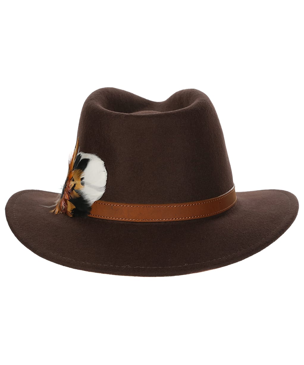 Alan Paine Richmond Felt Hat - Brown