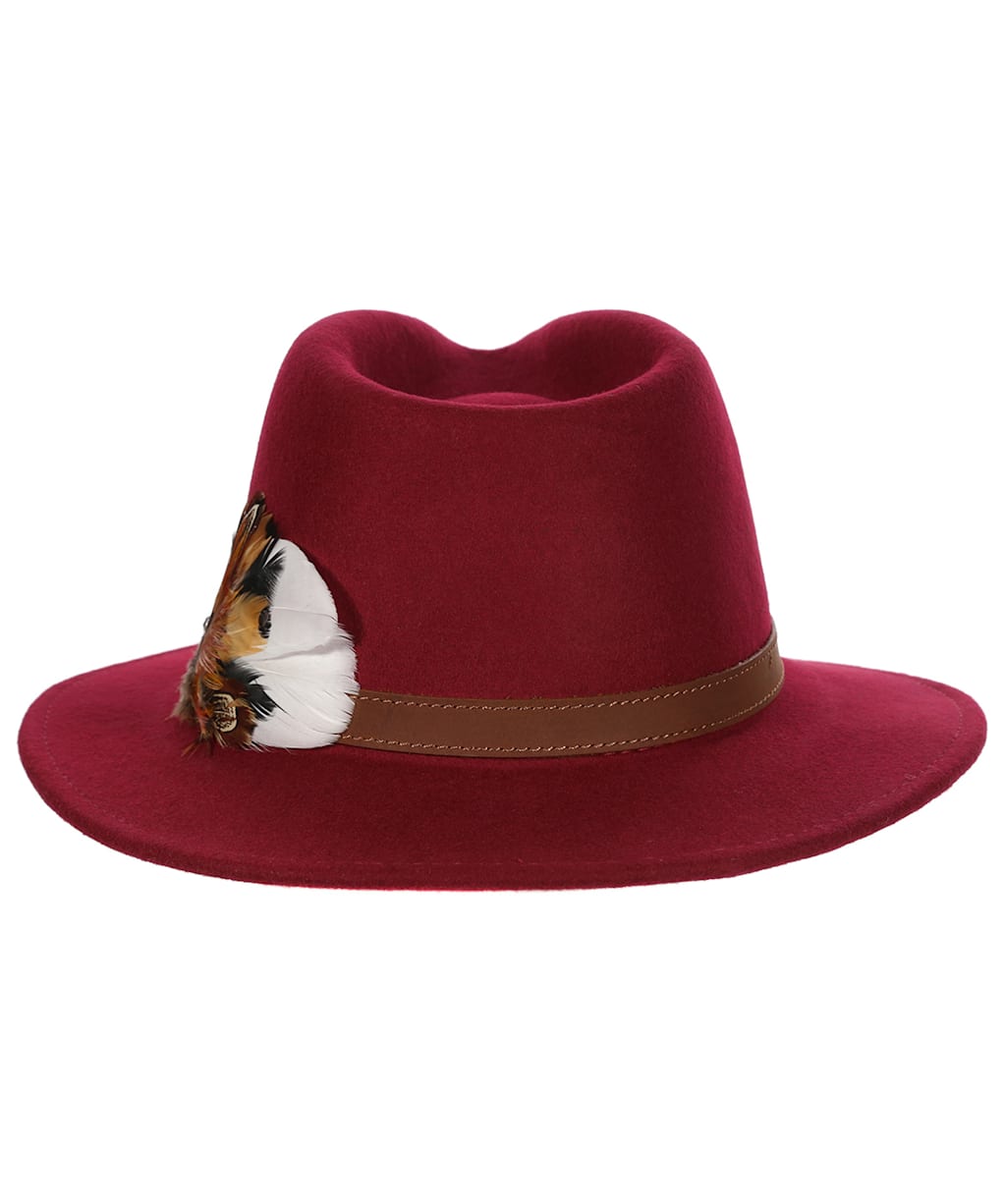 Alan Paine Richmond Felt Hat - Wine