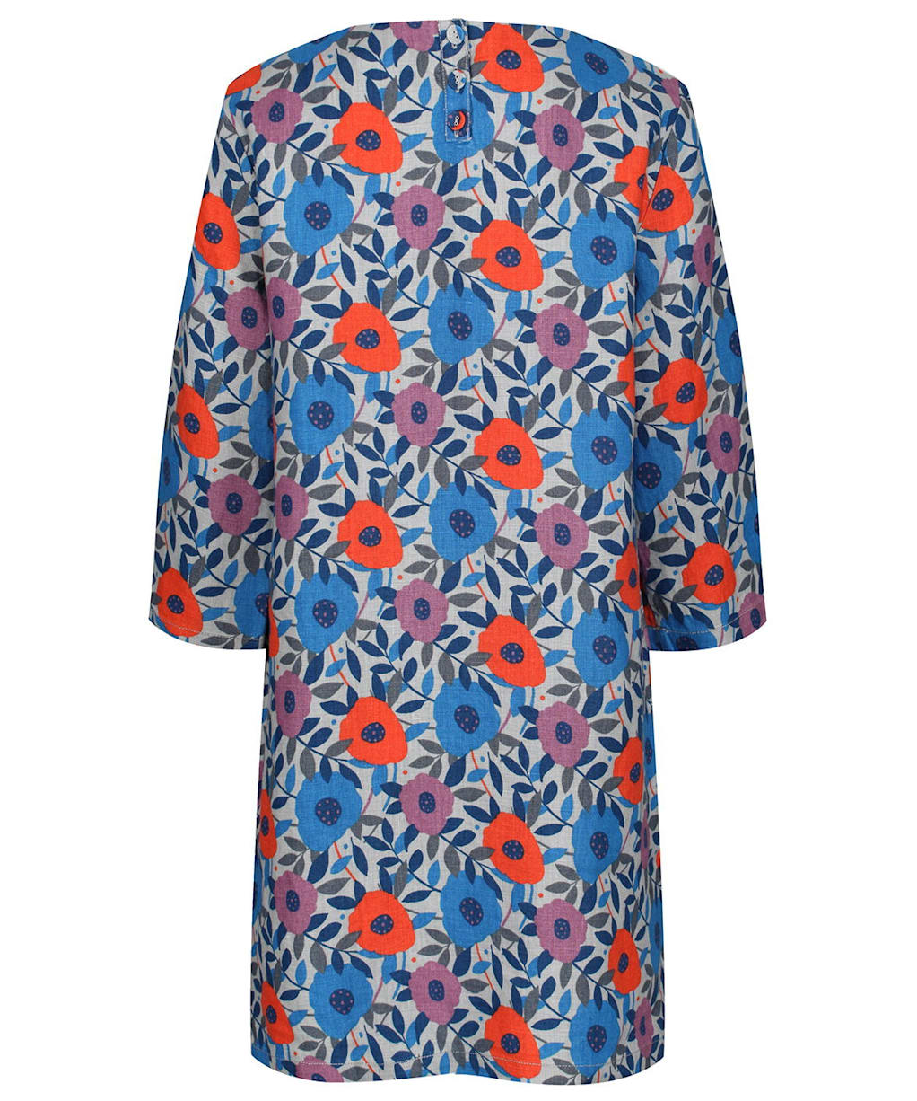 Women’s Seasalt Sol Blaze Tunic Top - Flower Collage Cobble
